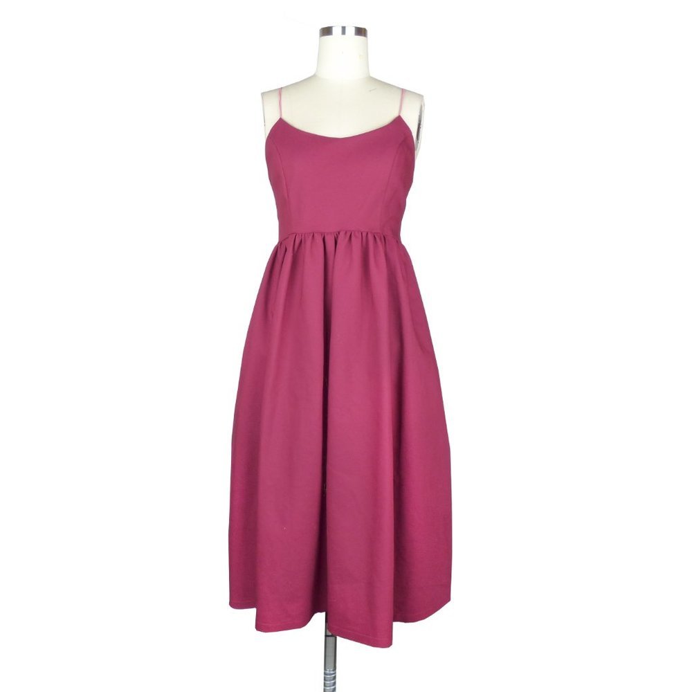 Showpo Wild Night Scoop Neck A-Line Dress Red Sz 10 party cocktail feminine - Picture 2 of 10